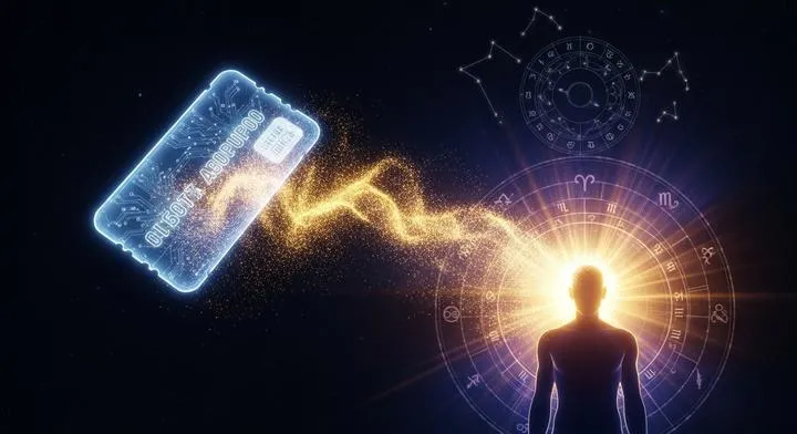 Astrologer drawing a beautiful aura sketch soulmate energy